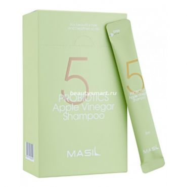Шампунь с пробиотиками и яблочным уксусом Masil 5 Probiotics Apple Vinegar Shampoo, 8мл (саше)